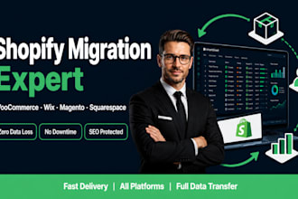shopify migration migrate to shopify woocommerce magento wix store data transfer