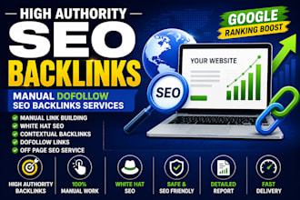 provide high off one page, white hat seo, dofollow  backlinks service manualy