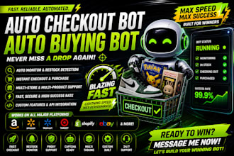 do auto checkout bot auto buying bot pokeman bot auto purchase bot, shopping bot