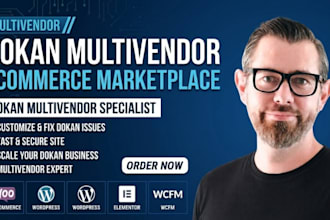 customize dokan multivendor ecommerce marketplace website, fix dokan issues