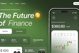 develop ai crypto portfolio management website, ai powered full stack websites