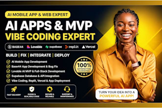 build ai mobile apps , mvps with base44, lovable and supabase