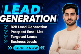 b2b lead generation  linkedin leads  email lists