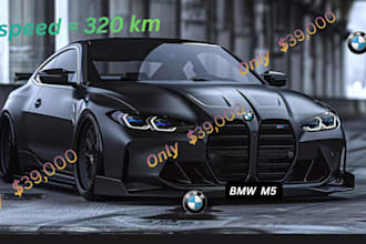 create gig in which i desgin bmw advertising and pro image