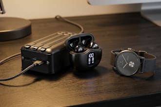 do 3d wrist watches 3d earpod 3d cad power banks product rendering in solidworks