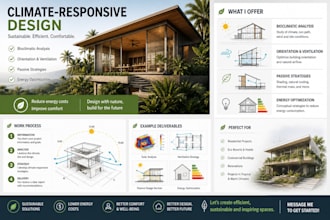 design a climate responsive and energy efficient building