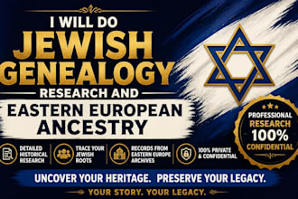 do jewish genealogy research and eastern european ancestry