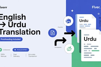 do urdu to english translation with proofreading