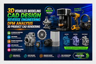 3d vehicles modeling cad design reverse engineering dfm 3d product cad rendering