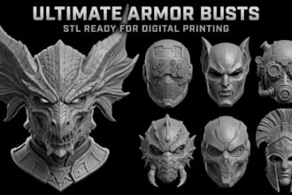 sculpt 3d masks, 3d helmet, cosplay masks,3d printable helmet stl model