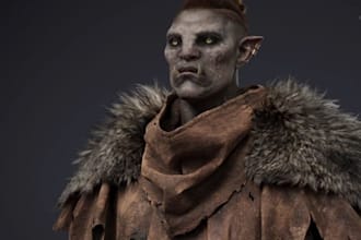 sculpt 3d dnd character for game, 3d zombie, monster, vampire,blender rig,uv map