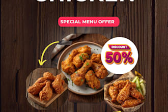 design aesthetic marketing posters for your business brand