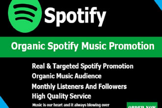 spotify album promotion, spotify music track promotion