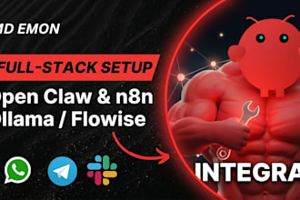 setup, fix, and automate open claw, n8n, ollama, and flowise on your vps