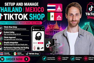 setup and fix tiktok shop approval for thailand mexico non residents