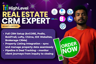 setup ghl real estate crm automation ghl expert ghl landing page ghl ai agency