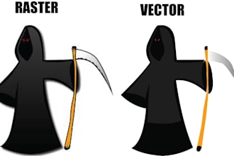 high quality vector tracing and logo redraw service