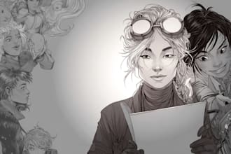 comic book illustration with comic book illustrator