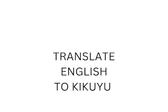 localize your content into authentic kikuyu