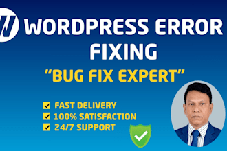 fix wordpress issues and critical errors
