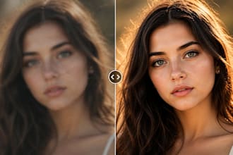 fix blurry photo, photo restoration photo retouching upscale image enhance video