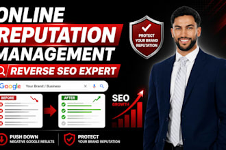 repair online reputation with reverse SEO and suppress negative results