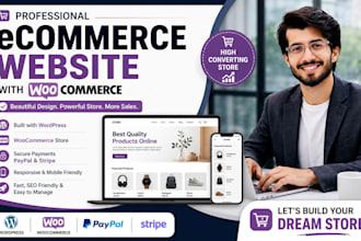 develop modern ecommerce website with payment integration
