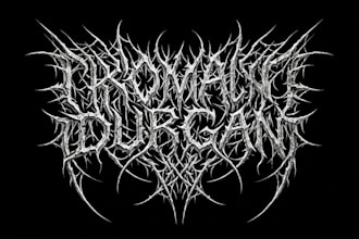 design a metal band logo