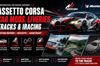 custom assetto corsa car mods assetto corsa livery assetto corsa tracks iracing