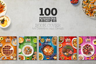 design cookbook cover, book cover design, cookbook, recipe book cover