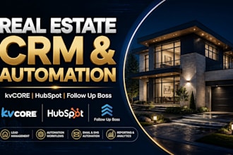 hubspot kvcore follow up boss liondesk real estate CRM lead generation funnel