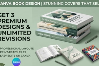 do canva book design, product catalog,journal, ebook formatting, leadmagnet