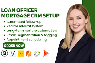 setup mortgage CRM for loan officers bonzo shape aidium jungo surefire velocify