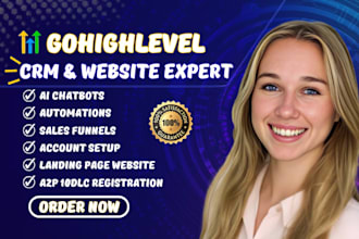 gohighlevel website, gohighlevel landing page go high level a2p 10dlc expert