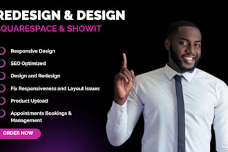 design squarespace website, design showit website, redesign squarespace, showit