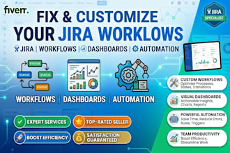 fix and customize your jira workflow dashboards, automation