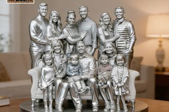 create memorial photo collage tribute for loved ones and funeral slideshow