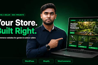 design an ecommerce website for outdoor product sellers