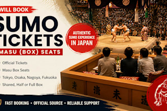 help you book sumo tickets in japan