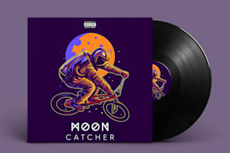 design custom album cover, single cover art, hip hop, lofi, emo, mixtape rap