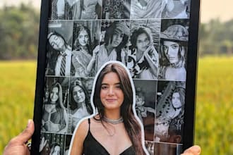 create aesthetic instagram photo collage for feed, story, or wallpaper