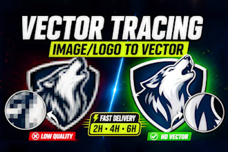 convert logo to vector, vectorize image, vector tracing quickly