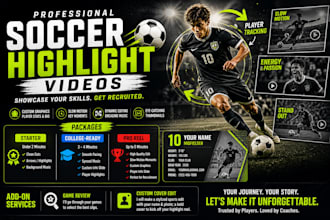 edit soccer highlight reels , shorts and video