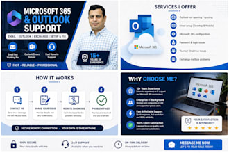 fix microsoft 365, outlook, and email issues professionally