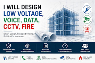 design low voltage, voice, data, cctv, fire