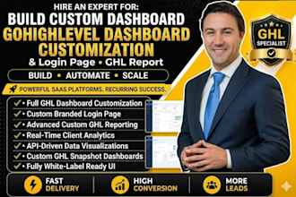 build custom dashboard gohighlevel dashboard customization login page ghl report