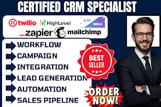 setup twilio gohighlevel mailgun a2p 10dlc ghl form zapier integration workflow