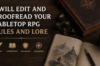 edit and proofread your tabletop rpg rules and lore