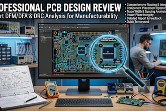 review your pcb design for errors, dfm and performance
