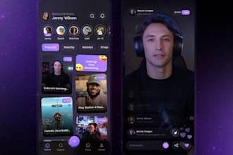 develop live streaming sport app video streaming music streaming app game app